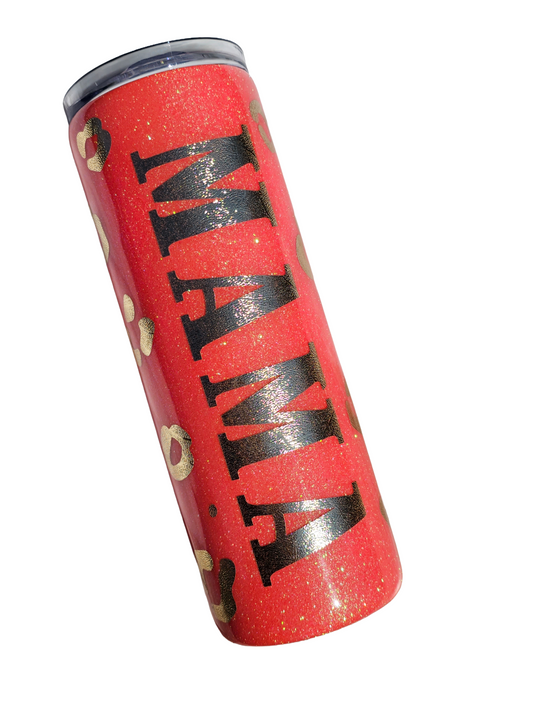 20 oz Coral MAMA Epoxy Tumbler