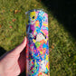 20 oz Skinny Lisa Frank Characters Rhinestone Print Sublimation Tumbler - Imperfect