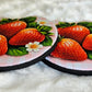 Strawberries 2 Pack Neoprene Car Coaster Set