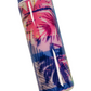 20 oz Skinny Glow-in-the-Dark Blue Palm Tree Epoxy Tumbler Set