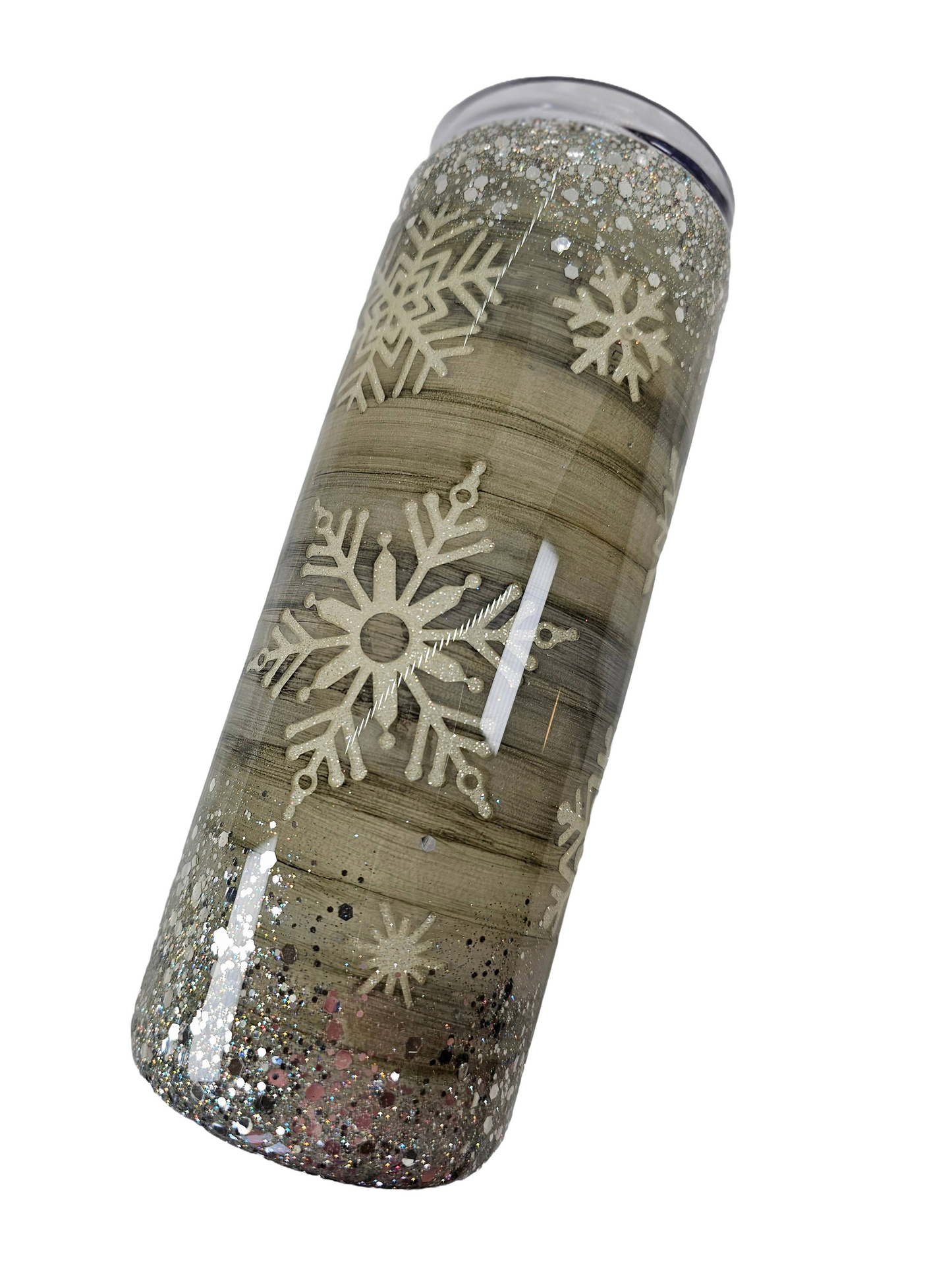 20 oz Peekaboo Say It Ain't Snow Epoxy Tumbler