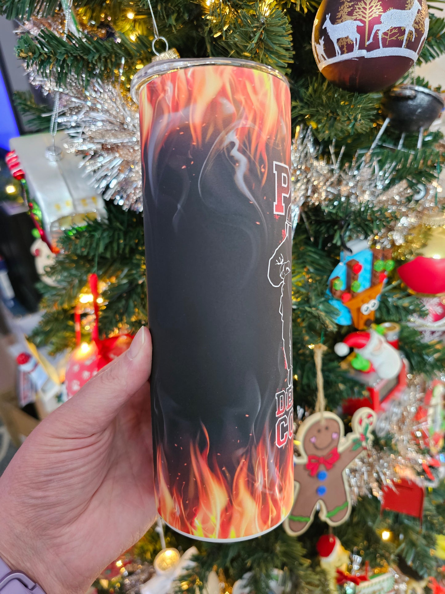 Firefighter Pride Dedication Sublimation Tumbler