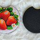 Strawberries 2 Pack Neoprene Car Coaster Set