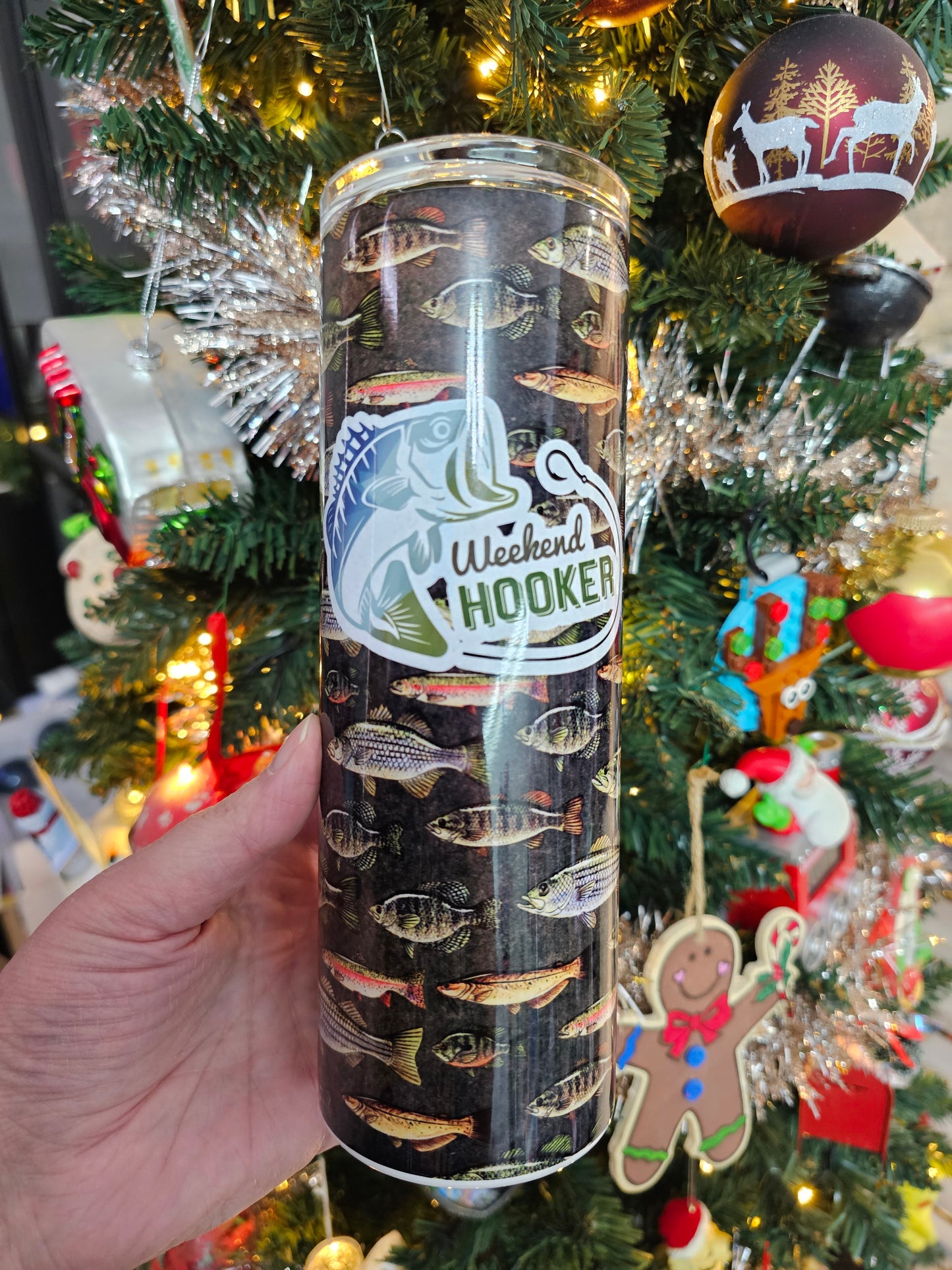 20 oz Weekend Hooker Fishing Sublimation Tumbler