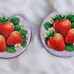 Strawberries 2 Pack Neoprene Car Coaster Set