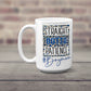15 oz Right Hand Straight Outta Patience #Boy Mom Sublimation Mug - Imperfect