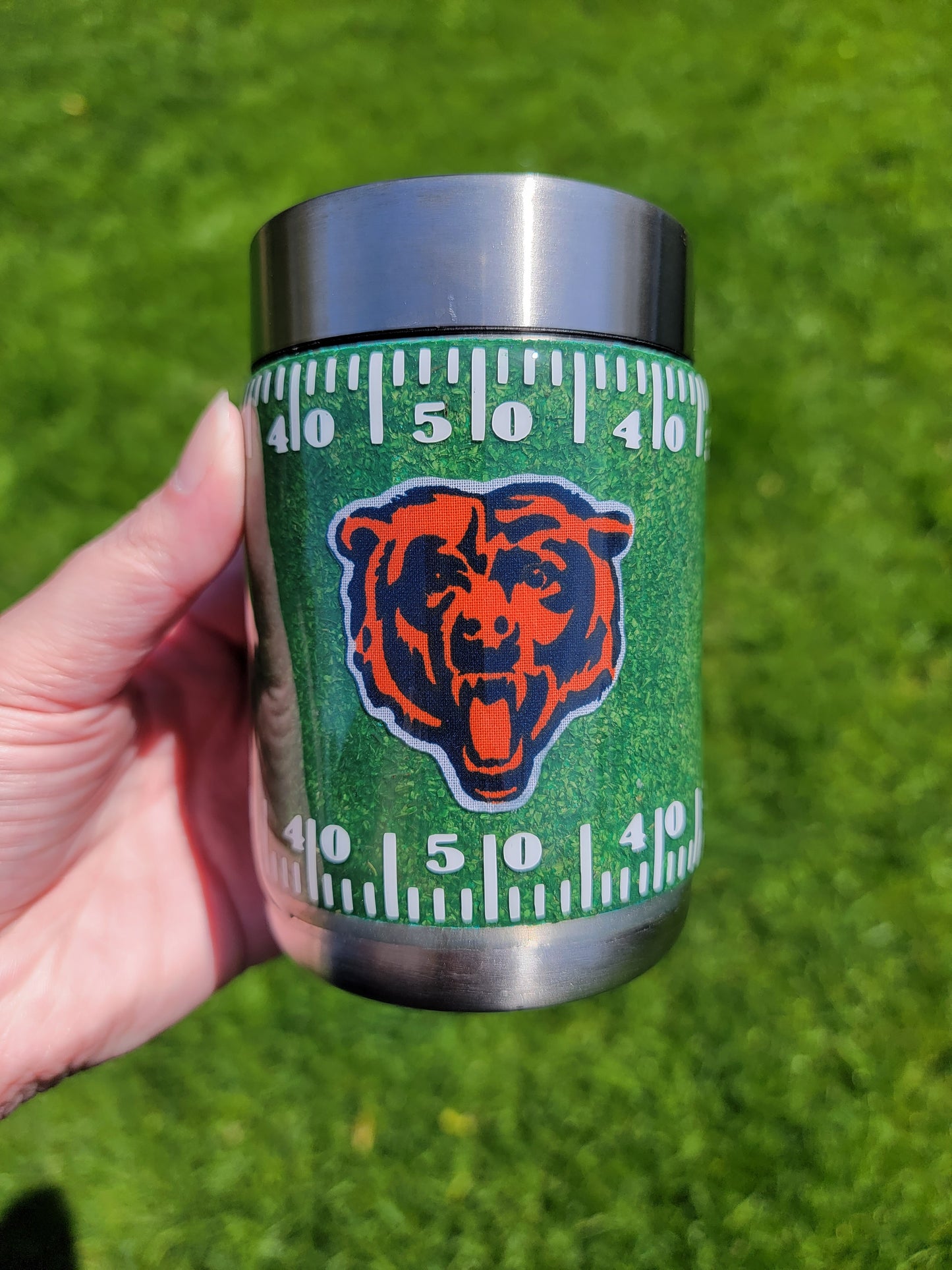 12 oz Chicago Bears Epoxy Can Cooler