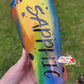 30 oz Modern Curve Double Peekaboo Airbrush Rainbow Sapphic Jeep Epoxy Tumbler