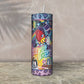 20 oz Holographic Skinny Lisa Frank Sublimation Tumbler