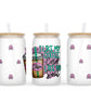 16 oz Sublimation Frosted Glass Can I Like My Coffee Cold Like My Soul