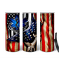 EMS Star of Life American Flag Sublimation Tumbler