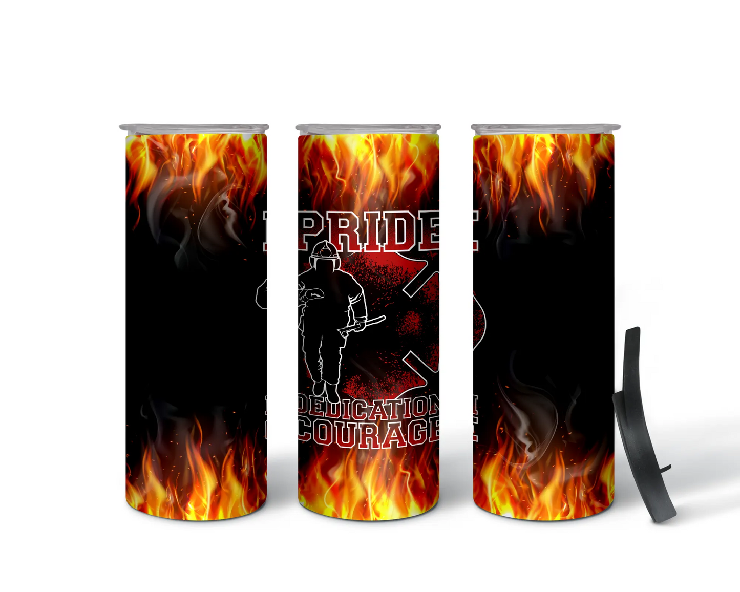 Firefighter Pride Dedication Sublimation Tumbler