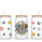 16 oz Sublimation Frosted Glass Can My Last Flying Fuck