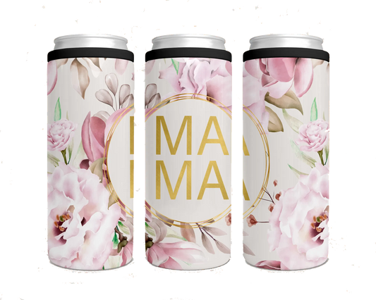 12 oz Slim MA MA Floral Duozie