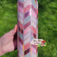 20 oz Pink Tangram Epoxy Tumbler