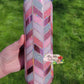 20 oz Pink Tangram Epoxy Tumbler