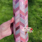 20 oz Pink Tangram Epoxy Tumbler