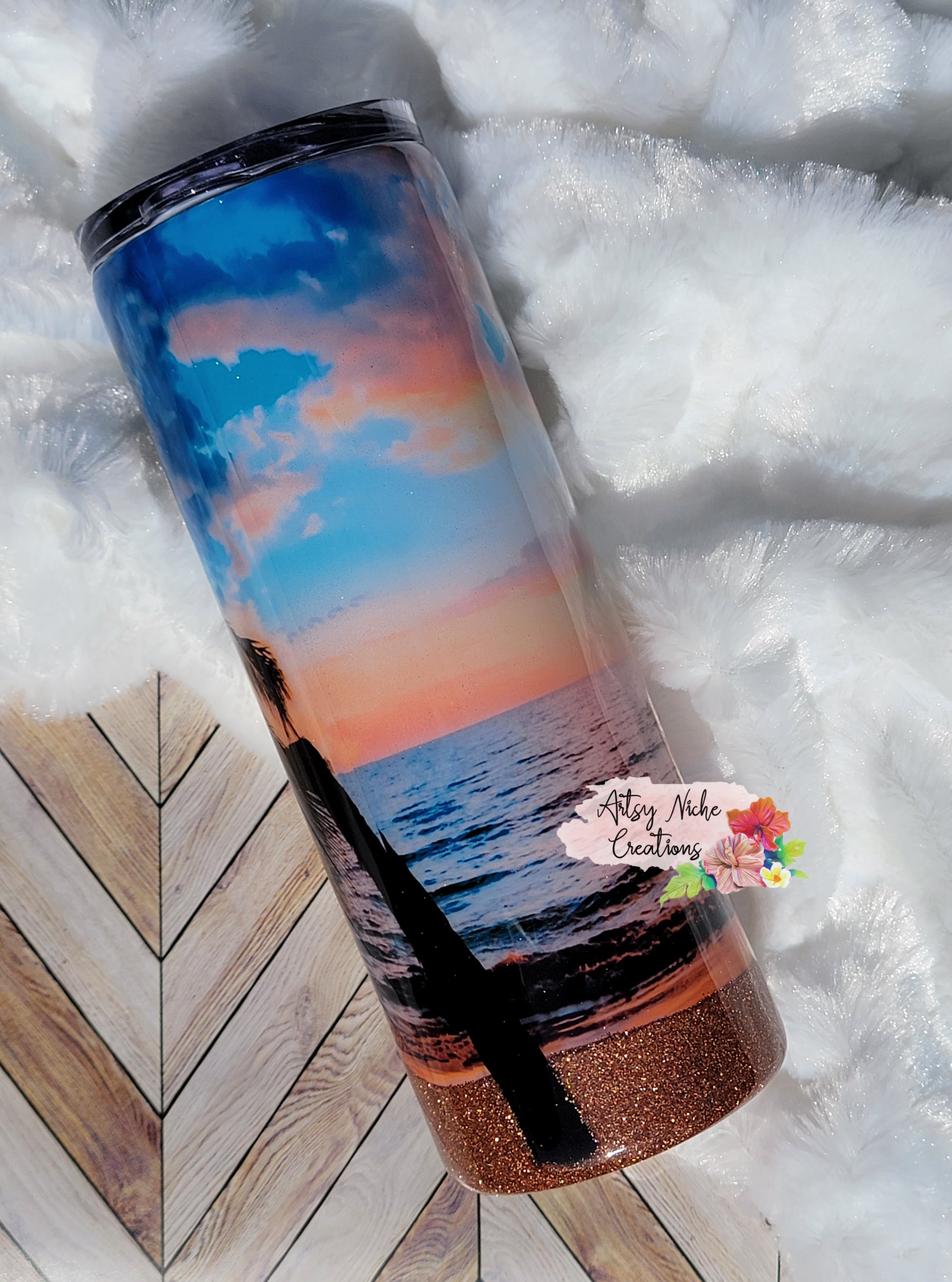17 oz Home of the Free Because of the Brave Epoxy Tumbler – Artsy Niche  Creations