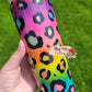 20 oz Double Airbrush Peekaboo Leopard Epoxy Tumbler