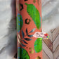 20 oz Skinny Coral Peekaboo Tropical Epoxy Tumbler