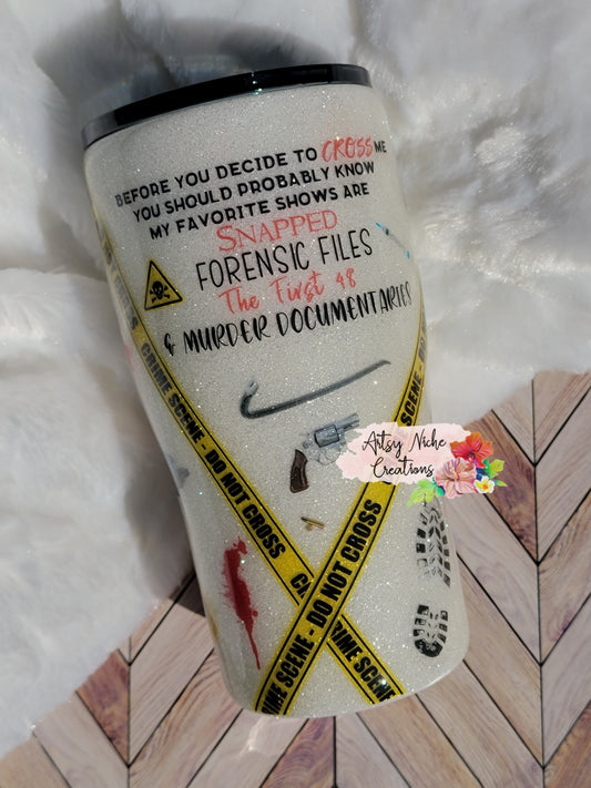 20 oz True Crime Epoxy Tumbler