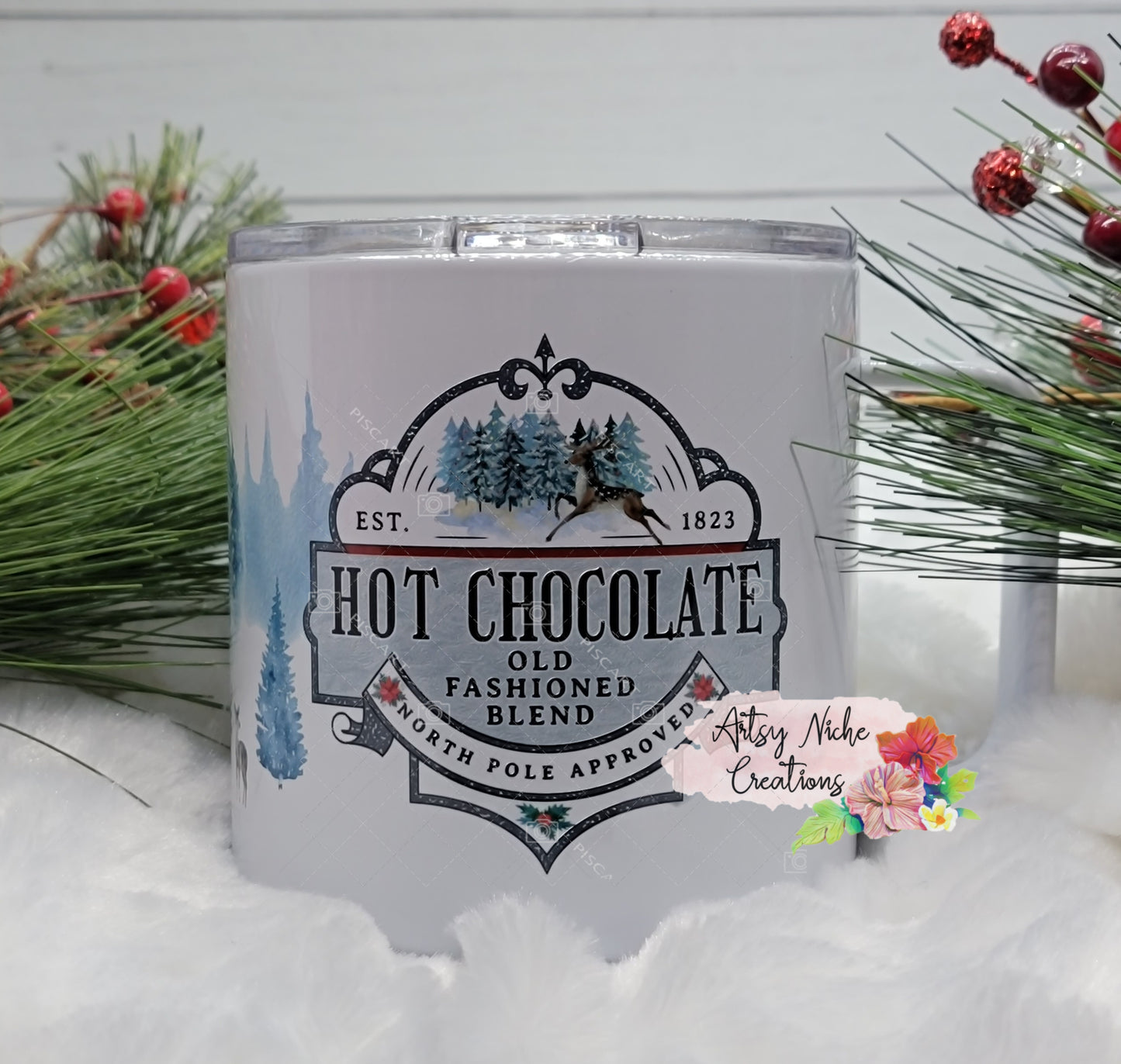 14 oz Hot Chocolate North Pole Approved Travel Mug