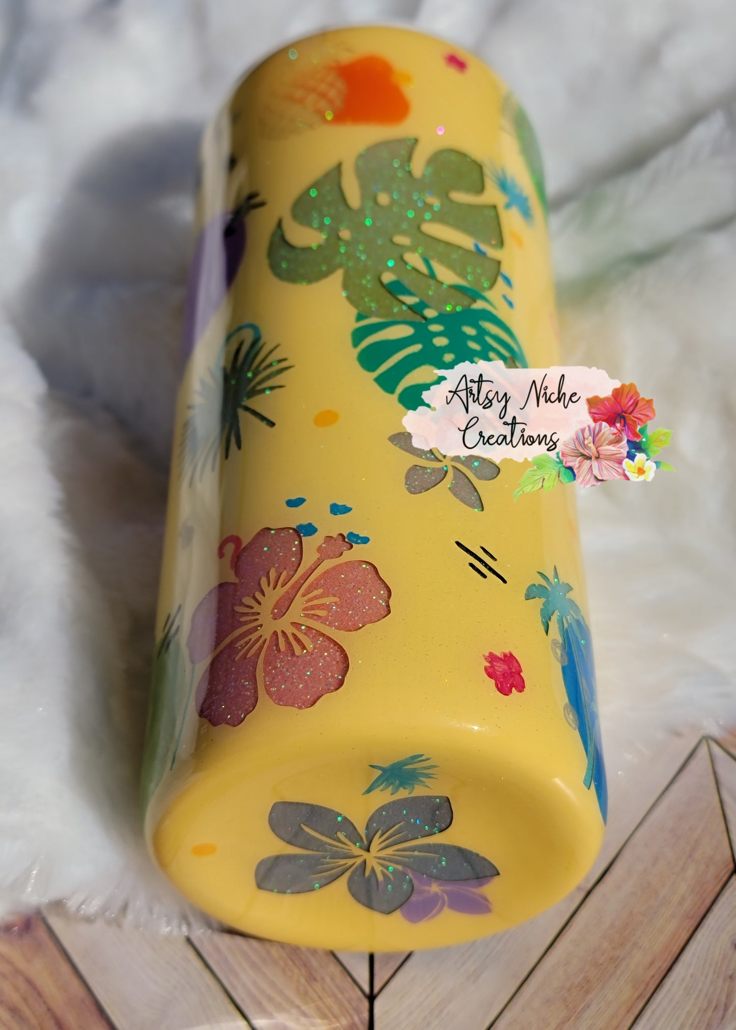 20 oz Retro Summer Peekaboo Epoxy Tumbler