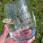 15 oz Etched Wine Glass Sips About To Go Down