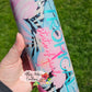 20 oz Hibiscus Tropical State Of Mind Pink Glitter Epoxy Tumbler