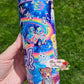 20 oz Holographic Skinny Lisa Frank Sublimation Tumbler